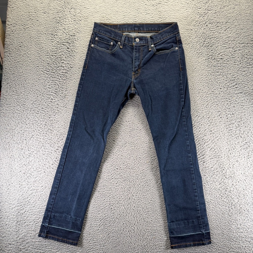 Levi's 511 Jeans Mens 32x30 Blue Cotton Denim Skinny Stretch Workwear Travel